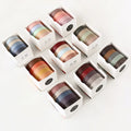 Solid Color Masking Tape Set 5 Rolls DIY Scrapbooking Washi Paper Block for Gift Packing Stationery Single Sided Rubber MegaBDM