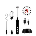 Can Whip Cream to Make Latte Hot Cocoa Cappuccino Rechargeable Milk Frother