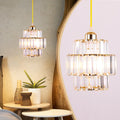 Kitchen Pendant Lights Modern Crystal Chandelier Lights for Home Dining Room or Bedroom Hanging Lamp