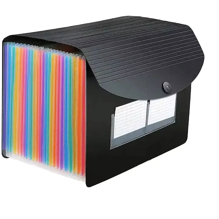 Hot Sale Top Quality A4 Accordion Filing Folder Expandable Document Box for Paper and Large Capacity Expanding File Folder