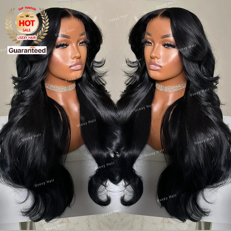 Promotion 30 Inch 13x4 HD Lace Wigs Human Hair Raw Indian Lace Front Brazilian Virgin Hair He Frontal Lace Wigs for Black Women
