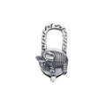 Elephant Lobster Hook Findings Oxidized 925 Silver Handmade Jewelry Clasp Lock for Bracelet Connecting