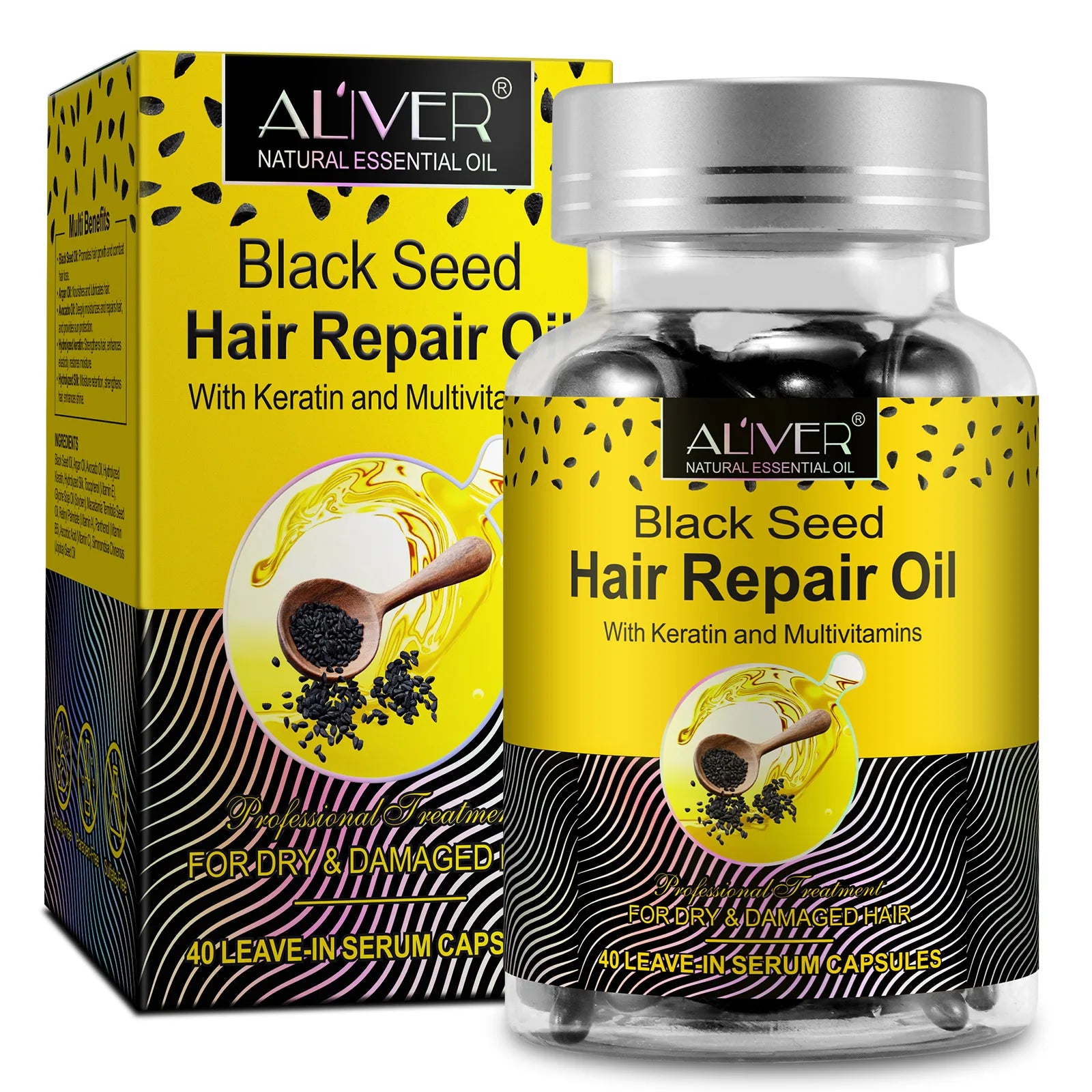Private Label Cold Pressed Organic Black Cumin Seed Oil Capsules for Hair Growth