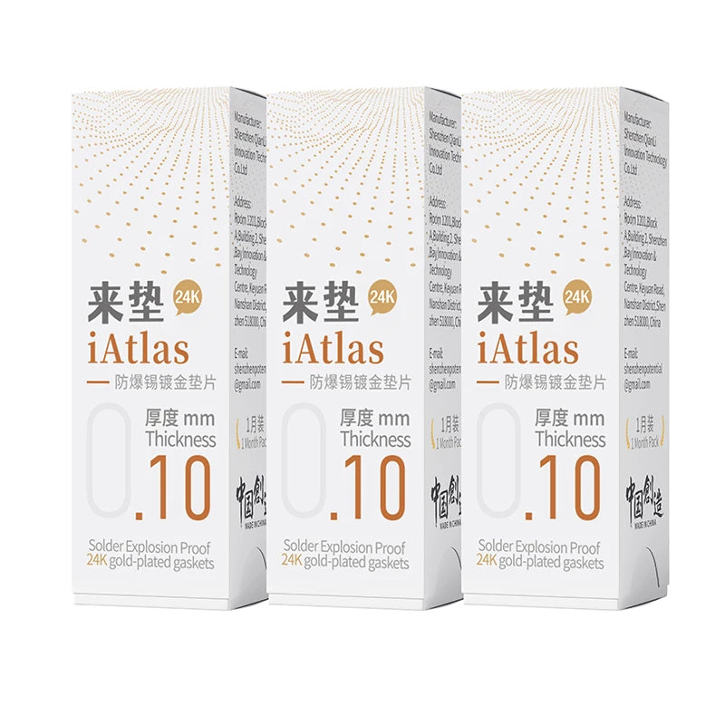 Qianli IAtlas 24k Solder Explosion Proof Gold-Plated Foil Gasket Precise BGA Mainboard Repair Middle Frame Industrial Grade