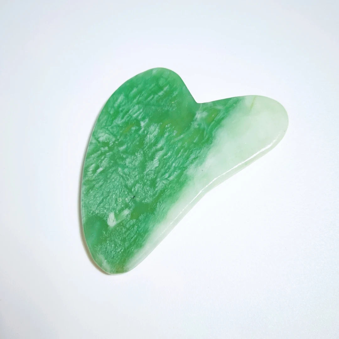 HZ Facial Gua Sha Tools Jade Stone Board Xiuyan Jade Guasha Plate