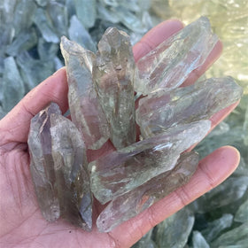Wholesale Natural Collection Raw Rock Stone Rough Green Crystal Quartz Original Stone
