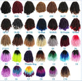 Better 8Inch Ombre Spring Twist Hair Crochet Braids Passion Twist Synthetic Fluffy Crochet Hair Extensions 30Roots Bomb Twist
