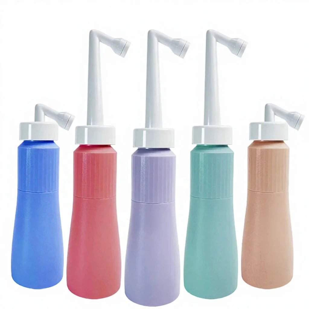 The Newest Retractable Nozzle Eco-Friendly Bidet Bottle for Toilet Use Travel & Portable Perineal Care Postpartum Essentials
