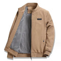 Men's Autumn Corduroy Thin Style Jacket Stand Collar Casual Men's Big Size Corduroy Jacket Coat