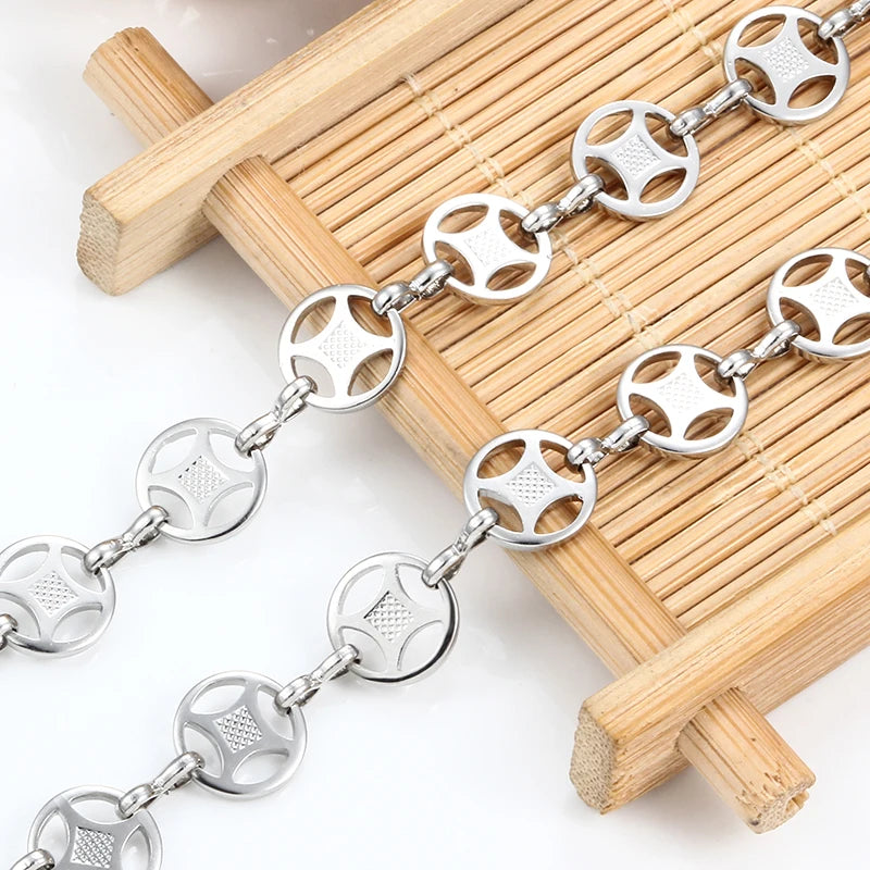 New Design Handmade Bracelet Necklace Stainless Steel Chain for DIY Jewelry Making Accessories