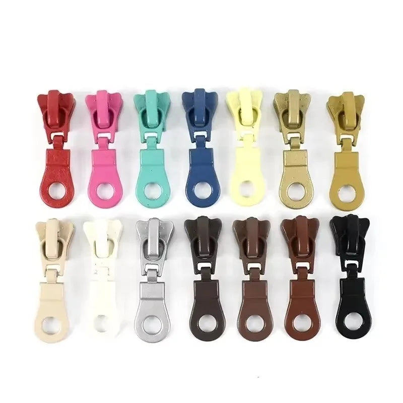 Deepeel F2-4 5# Garment Home Textile Use Colorful Zipper Puller Accessories DIY Handmade Replaceable Zipper Slider for Resin Zip