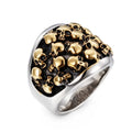 Hot Selling Men's Hip-hop Punk Stainless Steel Skull Ghost Head Ring High-quality Personalized Creative Fashion Jewelry Gift