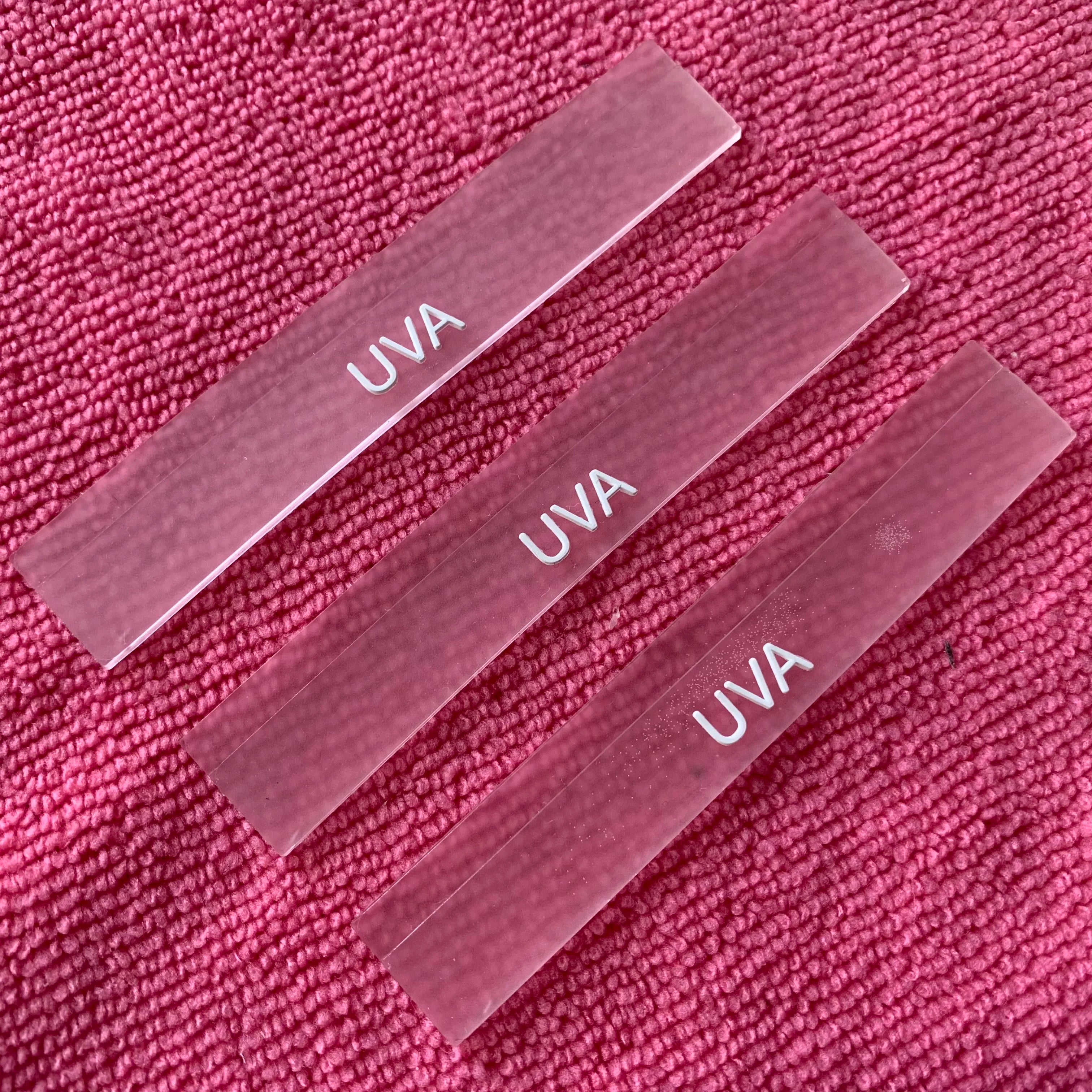 Wholesale 3D Brand clear Rubber Side Labeleco-friendly Transparent Silicone Side Sewing Rubber Tags