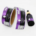 Custom Self Adhesive Waterproof Compostable Shampoo Lotion Bottle Label Printing Cosmetic Label Sticker