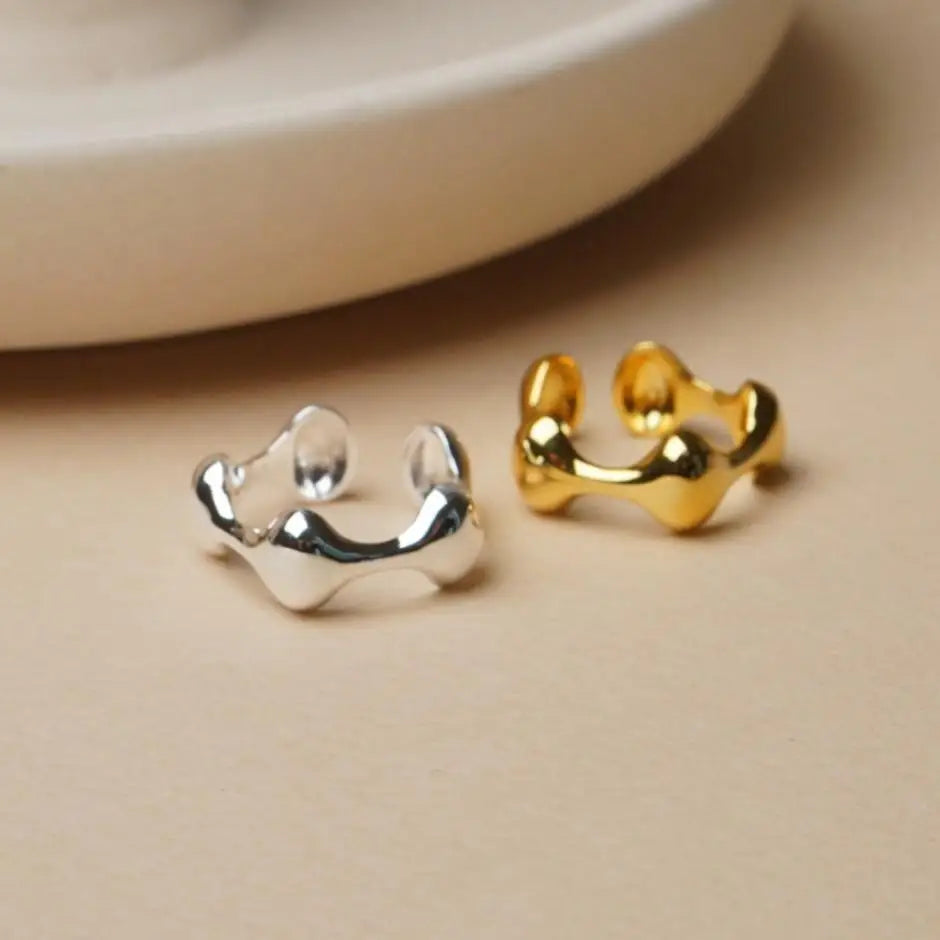 925 Sterling Silver Minimalism Circle Ring 18k Gold Plated Open Ring Adjustable Ring Support Dropshipping Wholesale
