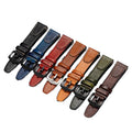 Premium Handmade Genuine Vintage Full Grain Leather Watch Strap With Quick Release Spring Bars Leather Watch Bands Luxury