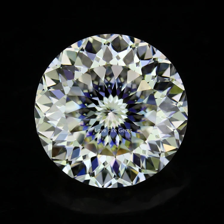 All Sizes Special Round Cutting Bird's Nest Cut Loose Lab Created Moissanite Diamond White GH Vvs Moissanite
