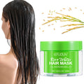 SEFUDUN Natural Organic Vegan Nourishing Rice Hair Mask Biotin Infused White Rice Water Hair Mask for Hair Growth Damaged Repair