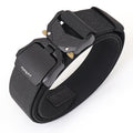 Hot-selling Aluminum Alloy Buckle Nylon Belt Outdoor Personality Tail Elastic Double-layer Quick Release Cloth Belt
