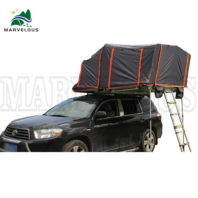 Tenda Superior Do Telhado Hard Shell Roof Top Tent 3-4 Person with Annex Tenda Da Tetto Per Auto
