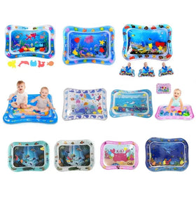 Inflatable Tummy Time Premium Water Mat Infants Toddlers Water Play Mat for Baby