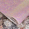Bling Crystal AB Rhinestone Flat Back Hot Fix Rhinestone Sheet Decor Trim Mesh Roll for Wedding