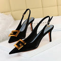 New Style Ladies Office Shoes 7 CM Pointed Pumps Shoes Women Trendy Big Size Fitness Night Club Women's Pumps