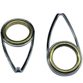 TAKEDO TN75-1 10sets Spinning Medium Fishing Rod Guide StainlessSsteel Bracket Ceramics Rings DIY Fishing Rod Accessories
