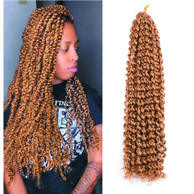 Passion Twist Crochet Hair Braid Ombre Color Passion Twist Braids for Braiding Water Wave Hair