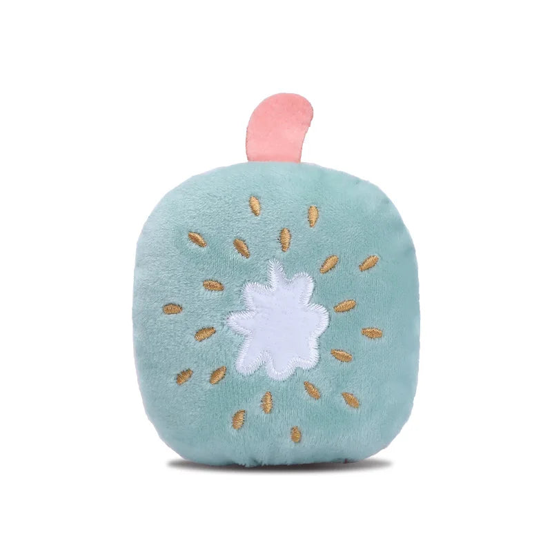 Greenmart Custom Madelow moq custom cartoon bedtime plush fruit toy Fruit and Ring Simulation Cute Cotton Plush