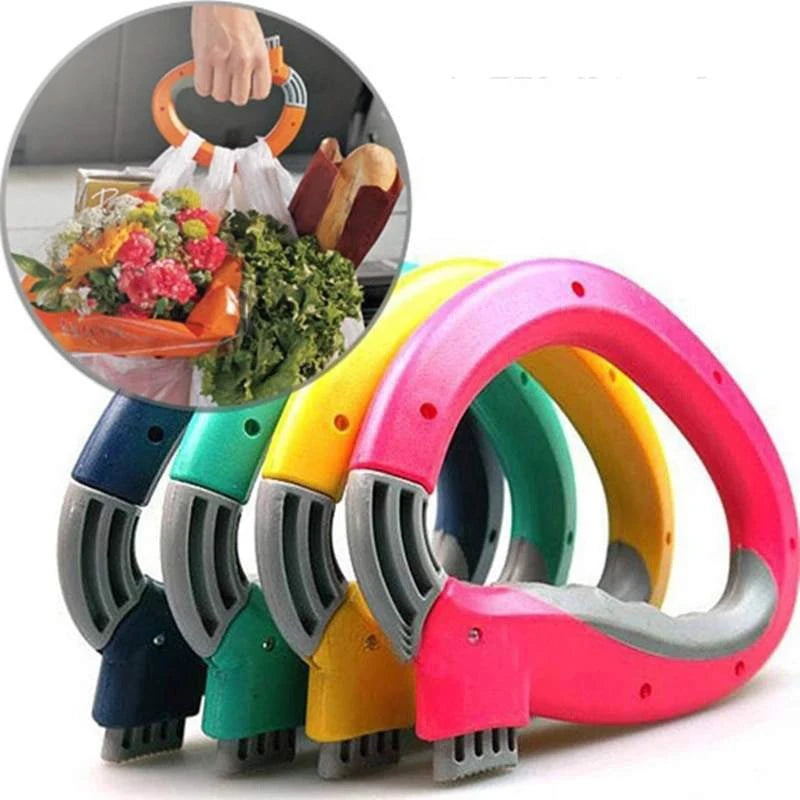 Epsilon 1pcs Portable shopping bag carrier Effort hooks Grocery Bags Holder Handle Foldable Carrier Lock Kitchen Tool gift