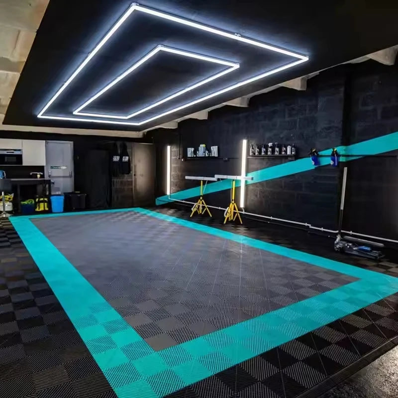 Hot Seller Garage Flooring Tiles Outdoor Indoor Tiles for Floor Plastic Base Flooring With Many Colors for Car Wash Shop