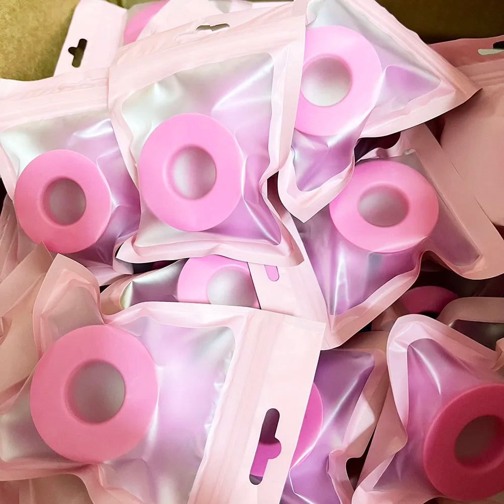 Wholesale Dark Pink Blue Skin Silicone Gel Tape Eyelash Extensions Under Eye Lash Tape Gel Sensitive Skin Silicone Eyelash Tape