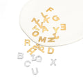 11mm 26 Letter Pendant Alphabet Charms Pendant Gold Earrings Bracelet Necklace Findings Accessories for DIY Jewelry Making