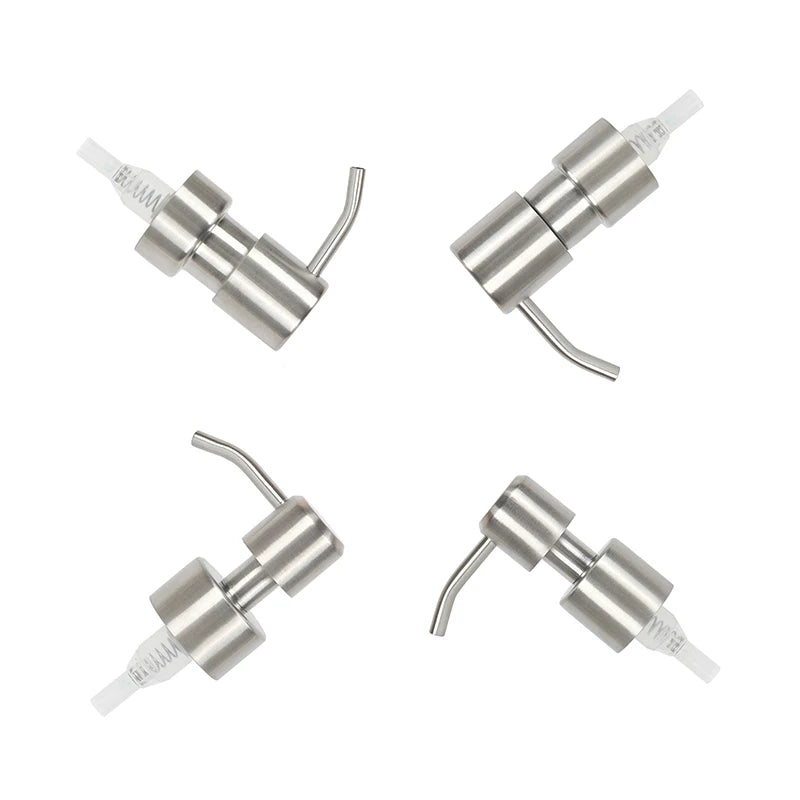 Stainless Steel Wash Soap Facial Mousse Foam Lotion Bottle Pump Nozzle Head Lid 24/410 28/400 28/410 Finish Custom Logo Printing