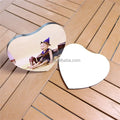 MDFSUB Wholesale Custom Blank Wooden Photo Frame 6x6" High Glossy Sublimation Coating Heart Shape Desktop Creative Guangdong