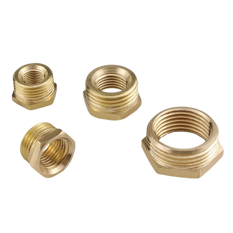 Snway Q0177 All-Copper Forged Pneumatic Filler 1 6 Minute Settings 1inch Outer Inner Wire Direct Reducing Diameter Pipe Fittings
