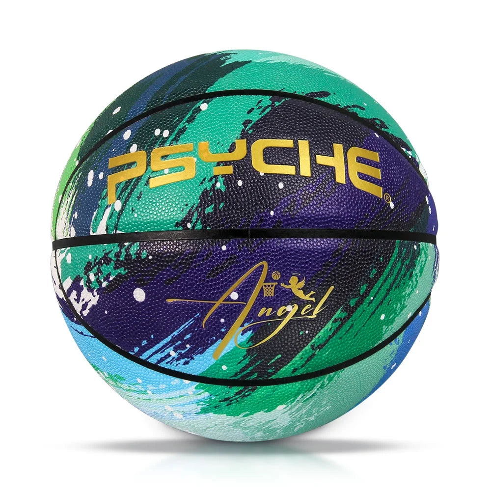 Wholesale Custom PSYCHE Basketball for Original Classical Leather Design with PU Print