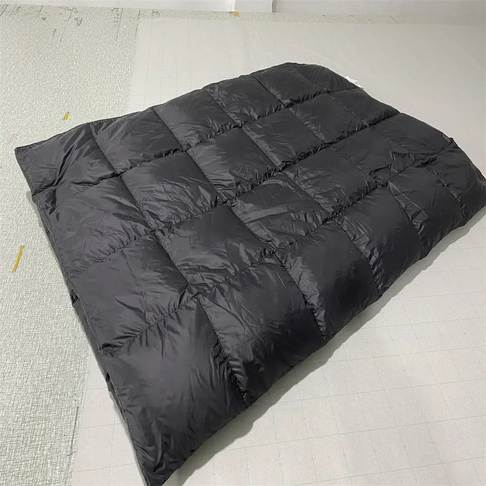 Wholesale Warm Comfortable Goose Feather and Goose Down Throw Blanket