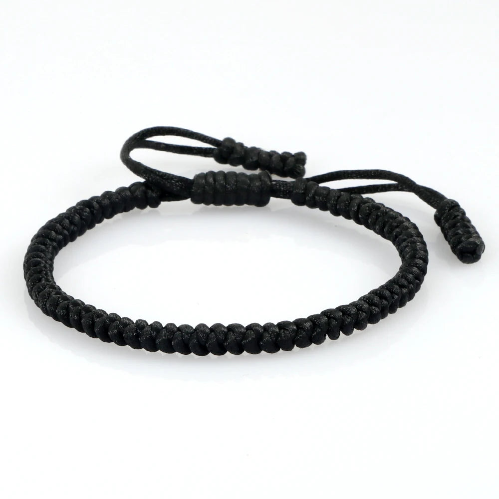 Multicolor Rope Lucky Knots Bracelets Women Men Charm Woven Handmade Bangles Braided Adjustable Size Jewelry Pulseras