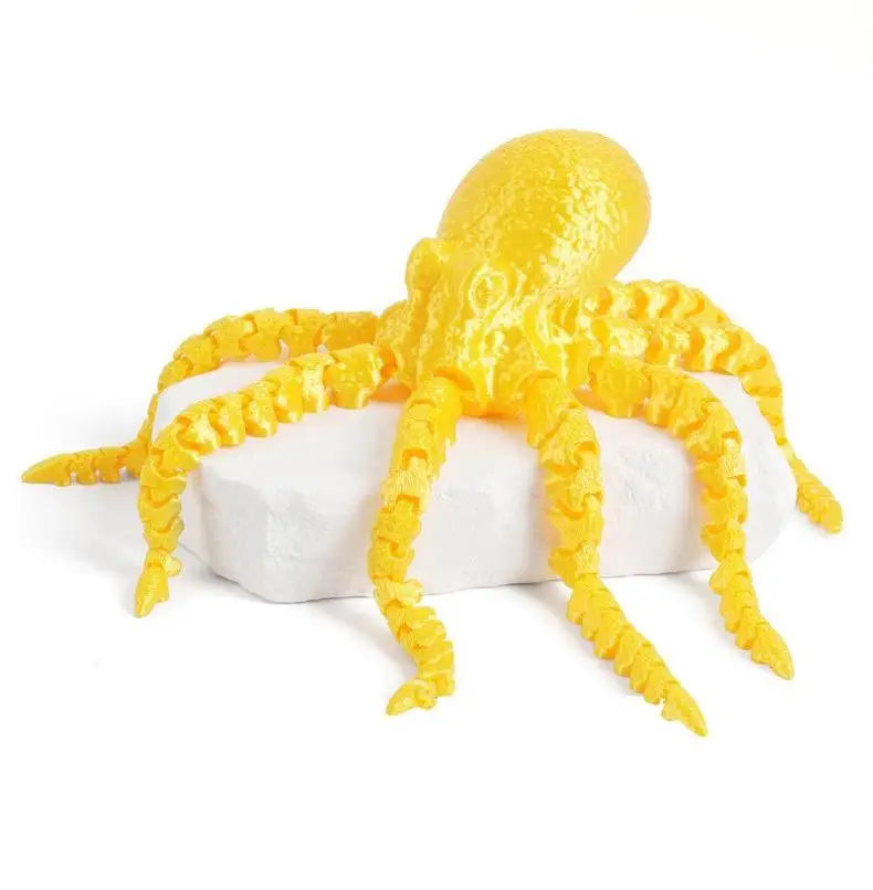 OEM Customized Simulation Octopus Handpiece Ornaments With 3D Printing Technology
