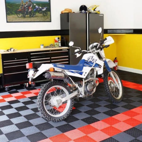 Easy to Install Rigid Modular Garage Tiles Interlocking Flooring Durable PVC Garage Tiles