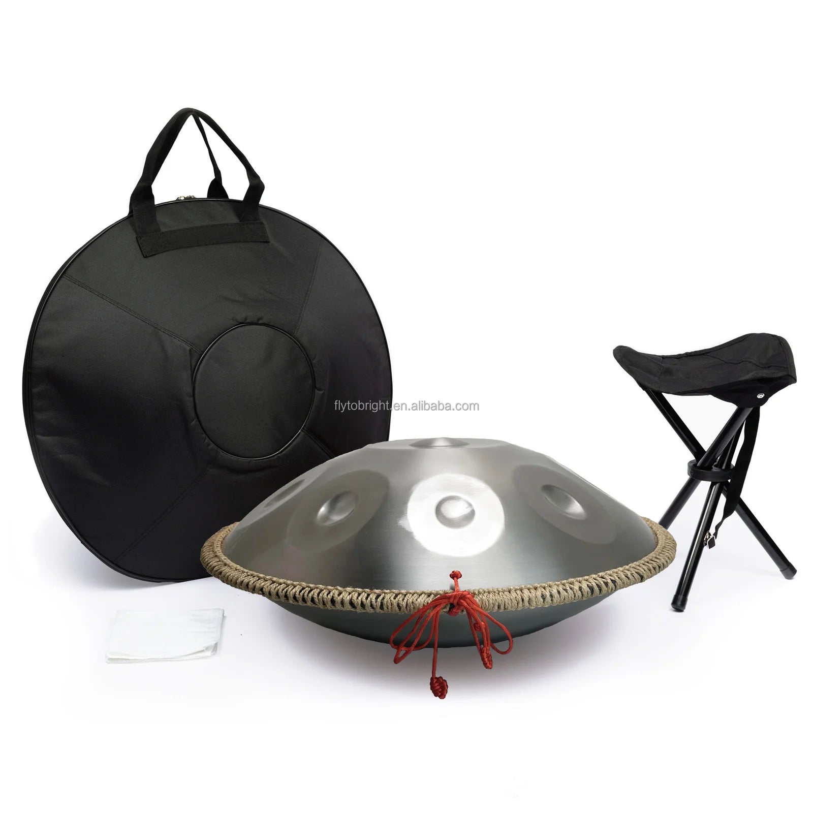 Factory 1 Pcs Musical Instrument Set 10 Notes 55CM 440 Hz HandPan D Minor Hand Drum Tongue Drum