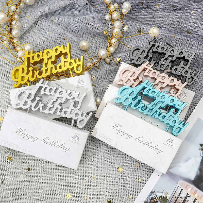 Hot Sale Princess Birthday Candle Birthday Party Decoration Scented Candle Paraffin Happy Birthday Candles
