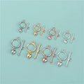 Wholesale 925 Sterling Silver Jewelry Findings Heart Pendant OT Toggle Clasps for DIY Bracelet Necklace Making