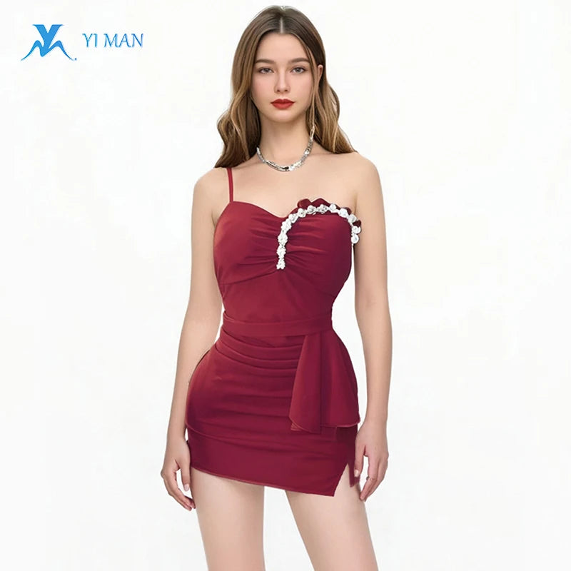 Womens Clothing Dresses Custom Sleeveless Mini Dress Party Dress Binding Decoration Clothing Manufacturers
