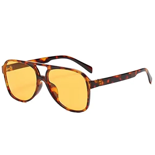 New Styles Fashion Designer Big Frame Aviation Plastic Trendy Oversized Women Men Shades Sun Glasses Sunglasses 2024