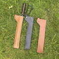 PU Leather Barbecue Tongs Protective Cover Case Camping Cookware Flame Holster Waistband Tool Cover