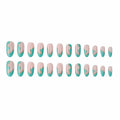 Factory Wholesale Luxury False Press-On Acrylic Nails for Women ABS Material Ballet Shape for Nail Art Salon