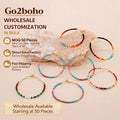 Go2boho Holiday Miyuki Seed Bead Earrings Bohemian Trendy for Women Girls Handmade Fashion Tiny Seed Beads Cute Jewelry Gifts